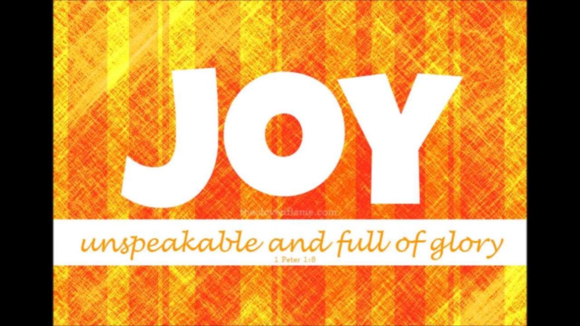 Joy Unspeakable and Full of Glory! - Pastor Terry Lema's Daily Devotions