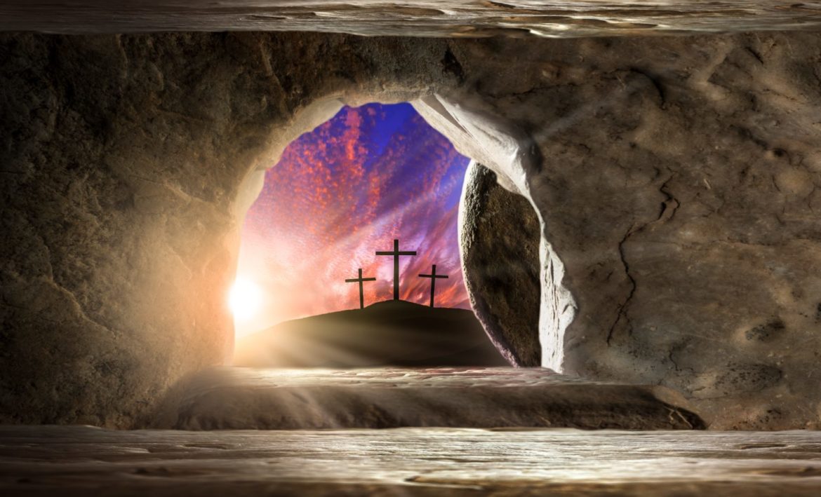 Empty Tomb At Sunrise